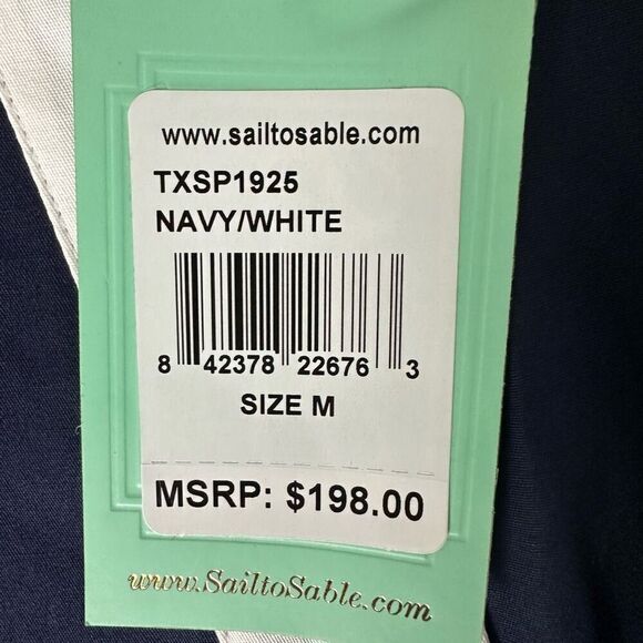 STS Sail to Sable Sleeveless Shift Dress Color block Size Medium - Picture 7 of 8